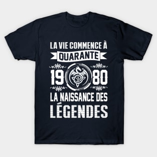 1980 LA NAISSANCE DES LÉGENDES T-Shirt